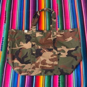 Herschel Supply Company Camouflage Camo Print Oversized Tote